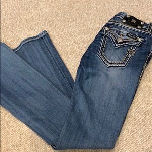 MissMe Signature Bootcut Jeans sz 26